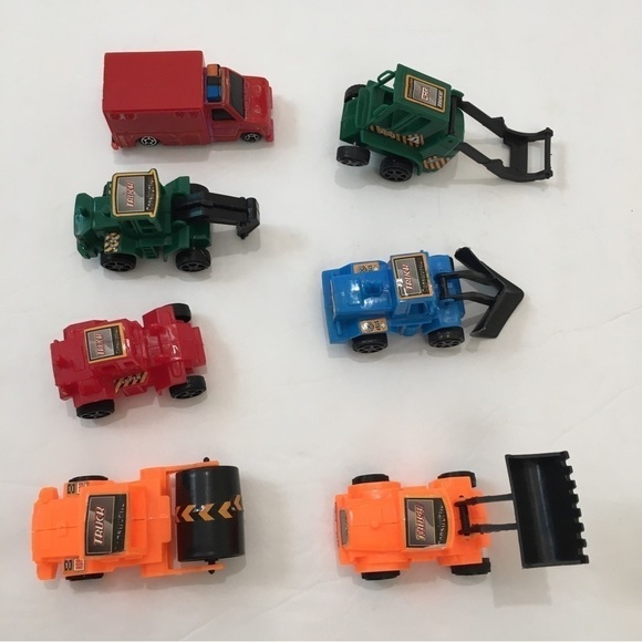 Truck Lots of 7 Construction Cars Vehicles - Picture 3 of 11